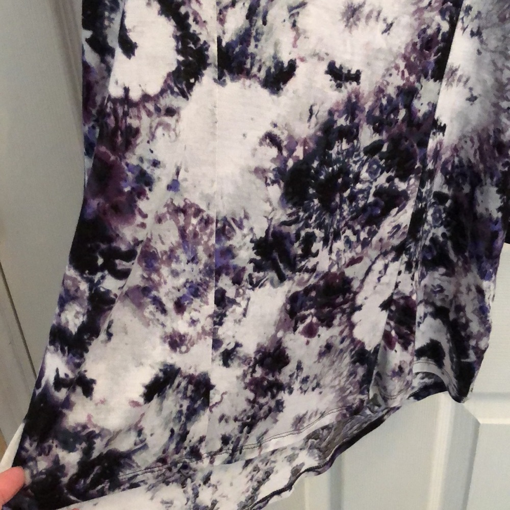 Simply Vera Vera Wang Tie Dye Tee Sz Medium Petite - Picture 6 of 9